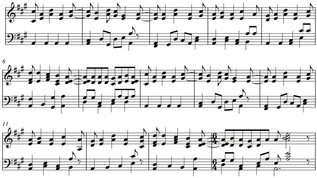 piano ringtone musicsheet